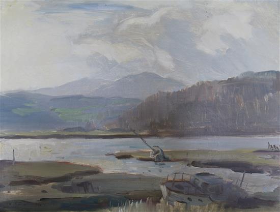 J. R. Dugmore Rough Firth, Kippford 29 x 39cm.